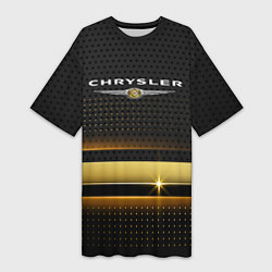 Женская длинная футболка Chrysler abstraction