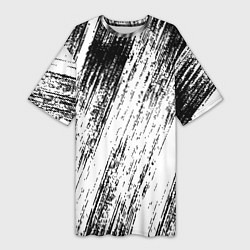 Футболка женская длинная Мокрый асфальт, цвет: 3D-принт