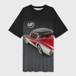 Женская длинная футболка Buick Centurion - USA - Retro