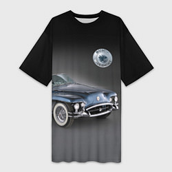 Женская длинная футболка Buick Wildcat - cabriolet