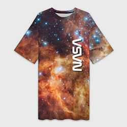 Женская длинная футболка Рождение новой звезды - NASA