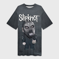 Женская длинная футболка Dark Slipknot