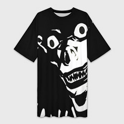Женская длинная футболка Death Note - Рюк