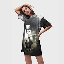 Футболка женская длинная TV series The last of us, цвет: 3D-принт — фото 2