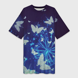 Женская длинная футболка Сумеречный мир