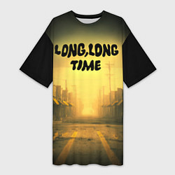 Женская длинная футболка Long long time из сериала The Last of Us