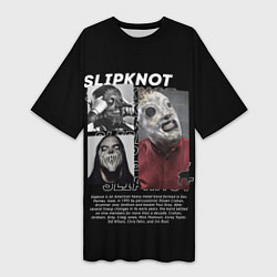 Женская длинная футболка Slipknot текст песни The Devil in I