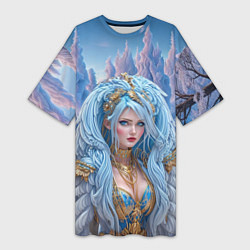 Женская длинная футболка Crystal Maiden Dota2