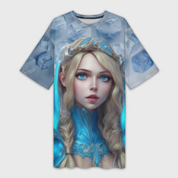 Женская длинная футболка Dota 2 Crystal Maiden