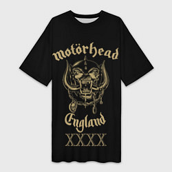 Женская длинная футболка Motorhead England