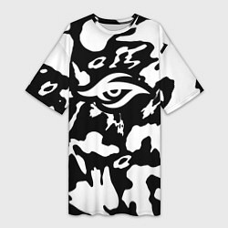 Женская длинная футболка Форма Team Secret абстракт