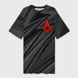 Женская длинная футболка Astralis - монохромный