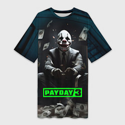 Женская длинная футболка Payday 3 game