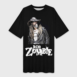 Женская длинная футболка Rob Zombie