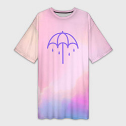 Женская длинная футболка Bring Me The Horizon Umbrella