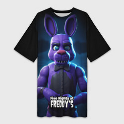 Женская длинная футболка Five Nights at Freddys Bonnie