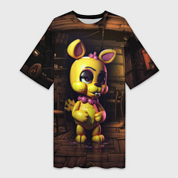 Женская длинная футболка Spring Bonnie Five Nights at Freddys