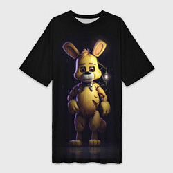 Женская длинная футболка Spring Bonnie Five Nights at Freddys