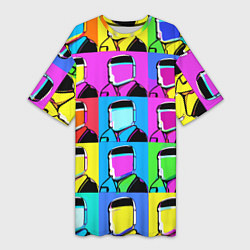 Женская длинная футболка Pop art - abstraction - vogue
