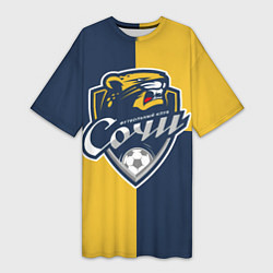 Женская длинная футболка Футбольный клуб Сочи