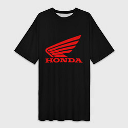 Футболка женская длинная Honda sportcar, цвет: 3D-принт
