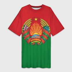 Женская длинная футболка Республика Беларусь