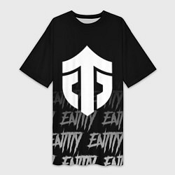 Футболка женская длинная Entity, цвет: 3D-принт