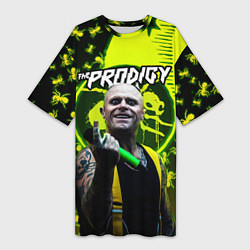 Женская длинная футболка The Prodigy Keith Flint