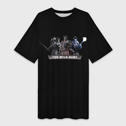 Женская длинная футболка The Witcher CD Projekt