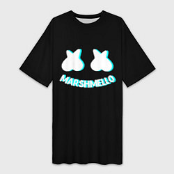 Женская длинная футболка Маршмеллоу Крис Комсток