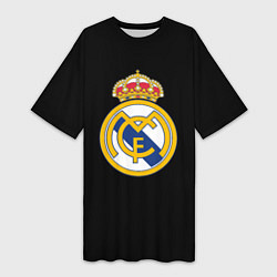 Женская длинная футболка Real madrid fc club