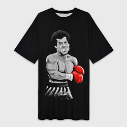 Женская длинная футболка Rocky Balboa
