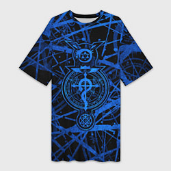 Женская длинная футболка Fullmetal Alchemist - symbols