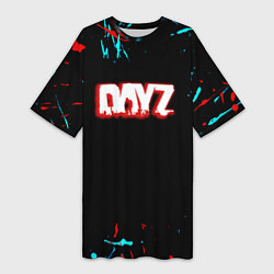 Женская длинная футболка DayZ краски