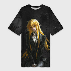 Женская длинная футболка Гидо - Ведьма и чудовище