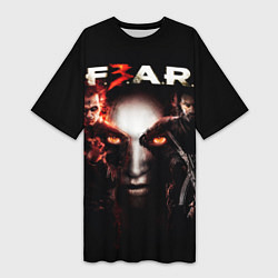 Женская длинная футболка FEAR 3
