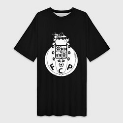 Женская длинная футболка Porto fc club sport