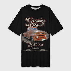 Женская длинная футболка Хот-род в стиле rat Gasoline Bandit
