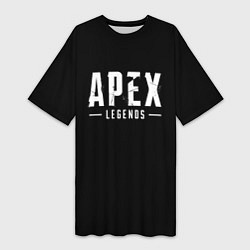 Футболка женская длинная Apex legends logo, цвет: 3D-принт