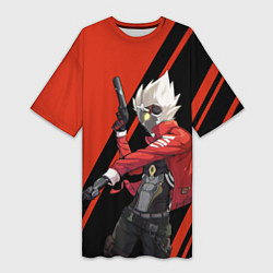 Футболка женская длинная Zenless Zone Zero Billy Kid, цвет: 3D-принт