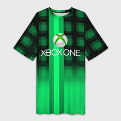 Женская длинная футболка Xbox game studio geometry