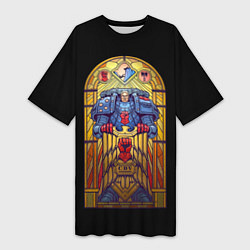 Женская длинная футболка Warhammer 40000 - art