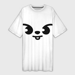 Футболка женская длинная Leebit skzoo, цвет: 3D-принт