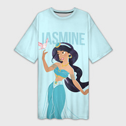 Женская длинная футболка Jasmine princess - big pictures