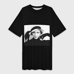 Футболка женская длинная Maya Plisetskaya, цвет: 3D-принт
