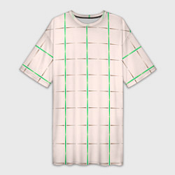 Женская длинная футболка Color white stripes