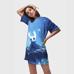 Футболка женская длинная Игра Hollow Knight, цвет: 3D-принт — фото 2