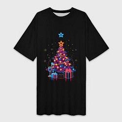 Женская длинная футболка Christmas gifts