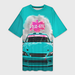 Женская длинная футболка 2 JZ GTE