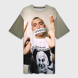 Женская длинная футболка Eminem: I am Rap